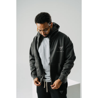 CRYSTAL FULL-ZIP HOODIE